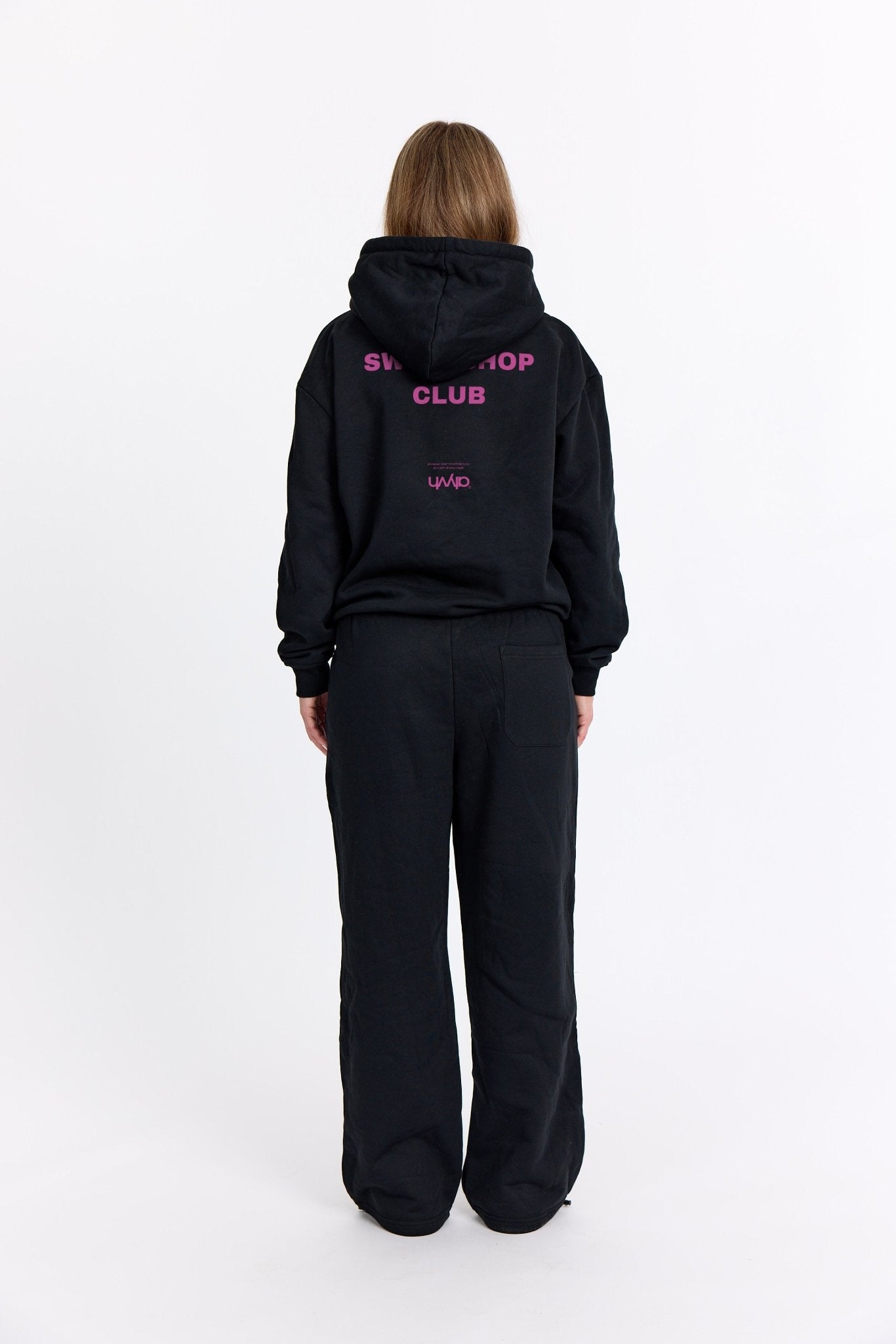 Sort Sweatshop Hoodie - Pink - Alyvh