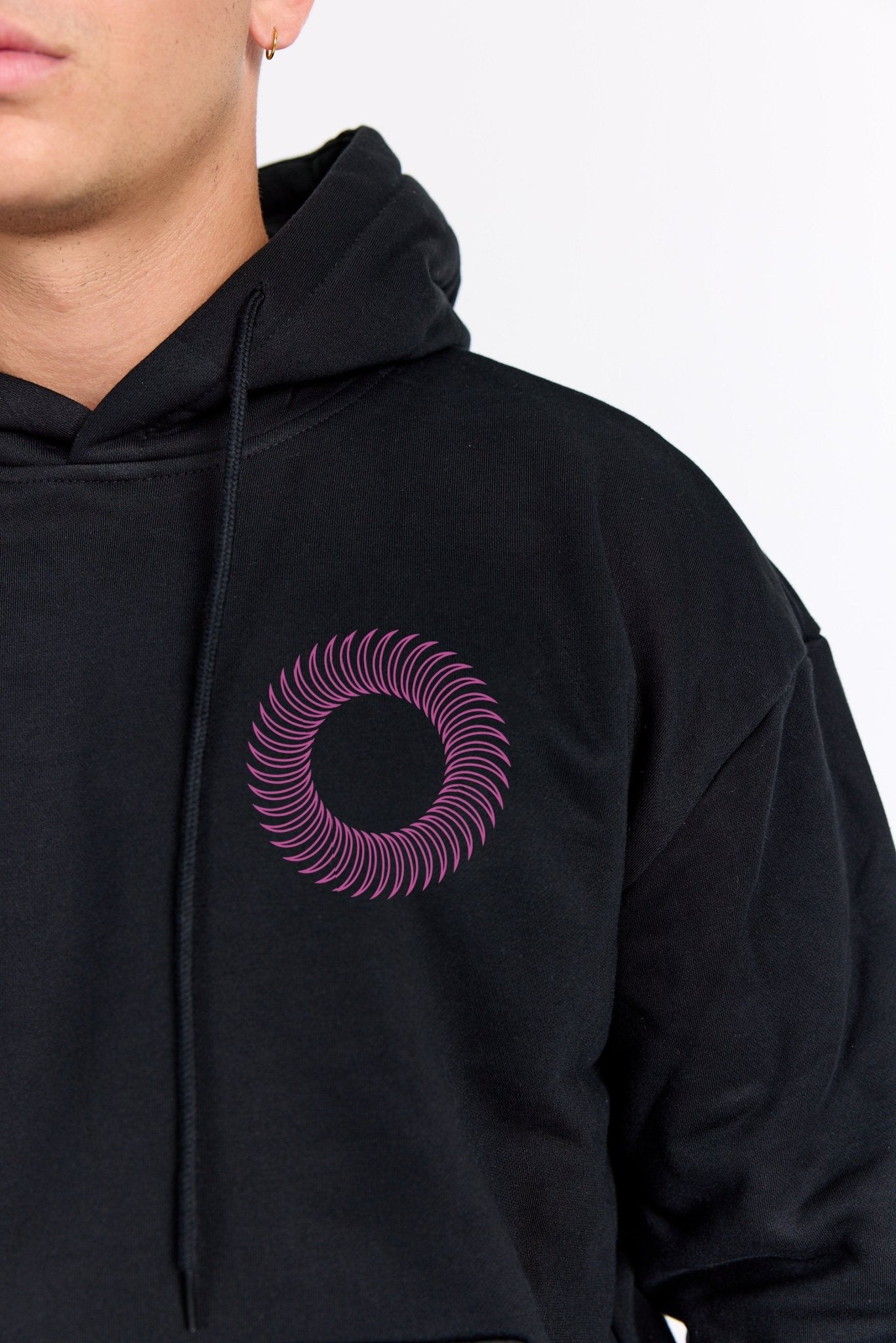 Sort Sweatshop Hoodie - Pink - Alyvh