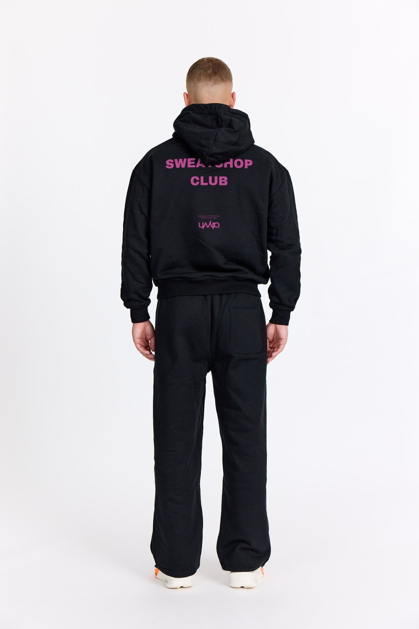 Sort Sweatshop Hoodie - Pink - Alyvh