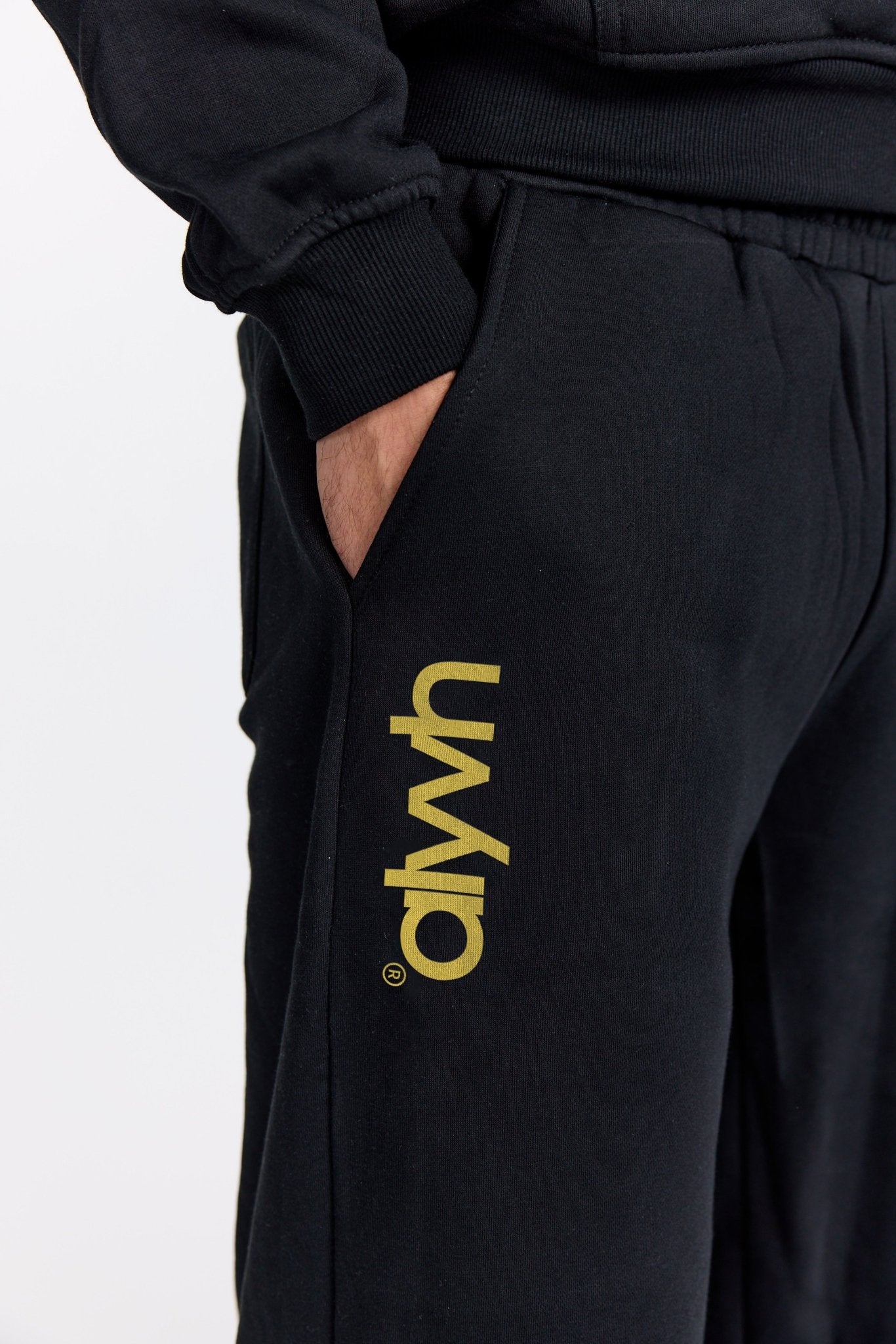 Sorte Sweatpants - Gul - Alyvh