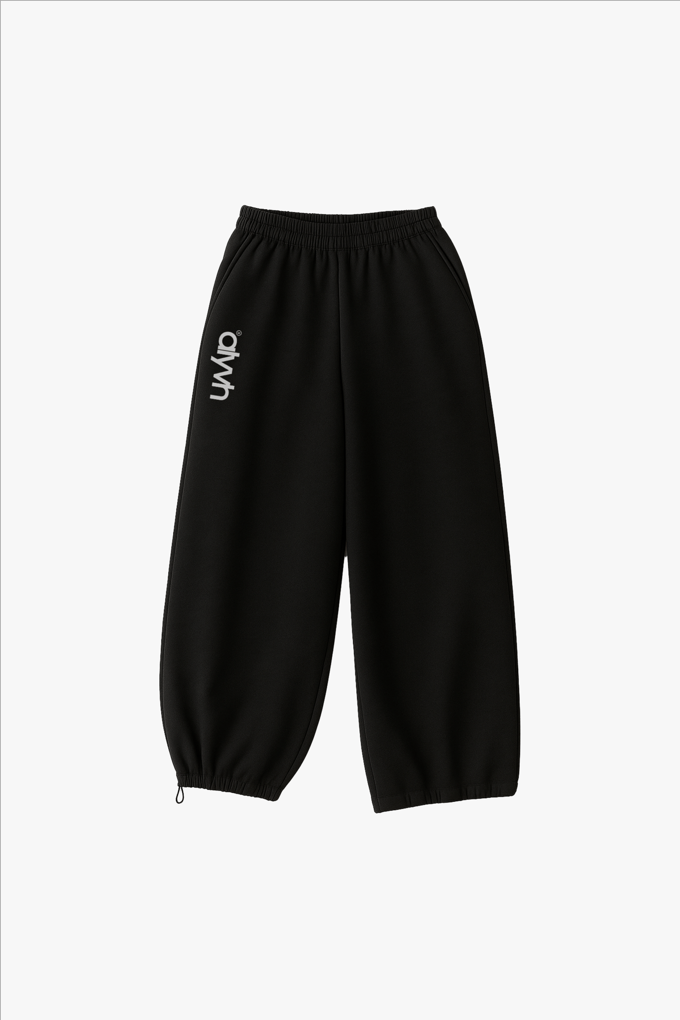 Sorte Sweatpants - Lysegrå - Alyvh